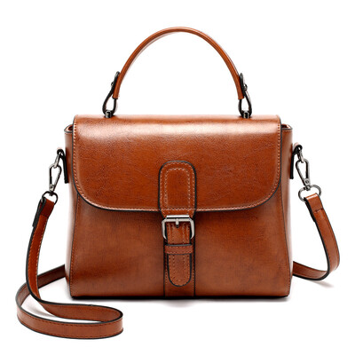 

Bag female 2018 new Messenger bag simple wild handbag Korean fashion belt buckle casual retro bag tide
