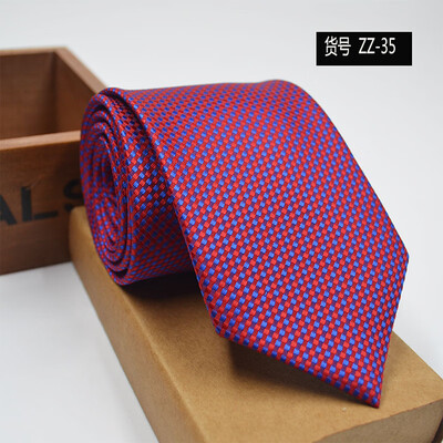 

New spot tie business dress mens tie polyester yarn arrow type 8CM business tie wholesale