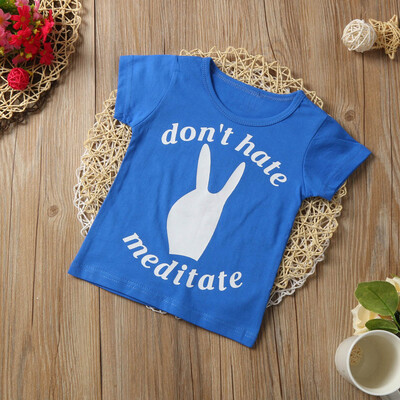 

Newborn Infant Kids Baby Boy Short Sleeve Letter T-shirt Tops Outfits Clothes