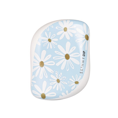 

Tangle Teezer luxury portable hair comb away from static knotted Skinny Dip cooperation portable small daisy