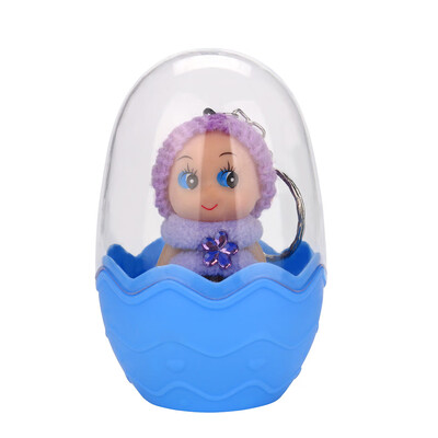 

Gobestart Creativity Colorful Girl Doll Egg Simulation Doll Model Surprise Storage Toy BU