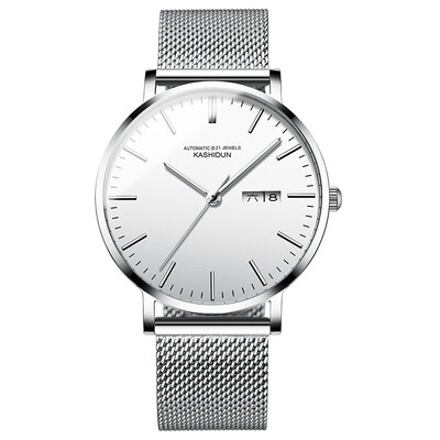 

genuine cayton watch male concept full-automatic mechanical watch fashion genuine leather ultra-thin water-proof mens watch new s