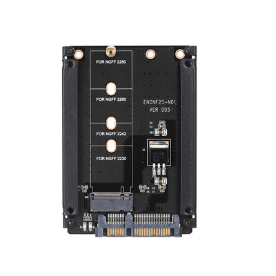 

NGFF to SATA Adapter Card M2 KEY B- SSD SATA30 Converter Support Model 2230 2242 2260 2280