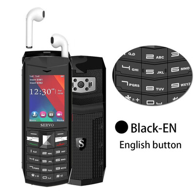 

Original SERVO R26 24" Mobile Phone with TWS 50 Bluetooth wireless headphone 3000mAh Power Bank GSM GPRS 2 SIM Card cellphone