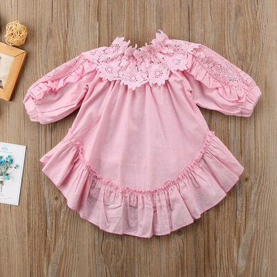 

SUNSIOM Kids Baby Girls Off Shoulder Dress Princess Party Pageant Dresses Sundress