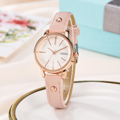 

〖Follure〗Fashion Simple Without Digital Scale Dial Belt With Quartz Womens Watch