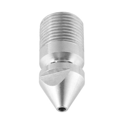 

Greensen Pressure Washer Jetter NozzleStainless Steel SS304 Pressure Sewer Cleaning Pipe Drain Jetter Nozzle 38BSP Male Thread