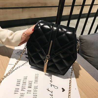 

Spring&summer rhombic chain small bag female 2019 new wave Korean version of the wild Messenger shoulder shoulder fashion casual small square bag