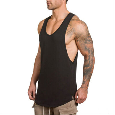 

Men Muscle Bodybuilding Sleeveless Shirt Tank Top Gym Singlet Fitness Sport Vest