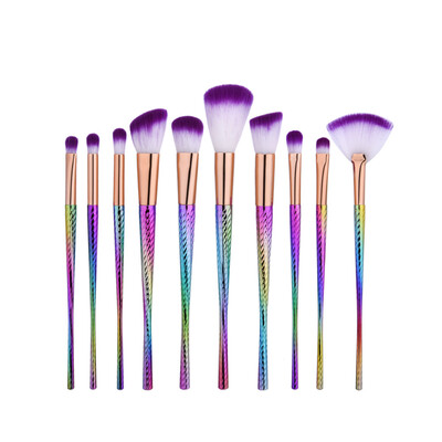 

Toponeto 10Pcs Blending Pencil Foundation Eye shadow Makeup Brushes Eyeliner Brush
