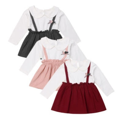 

Autumn Kids Toddler Newborn Baby Girl Long Sleeve Tutu Princess Party Dress Clothes