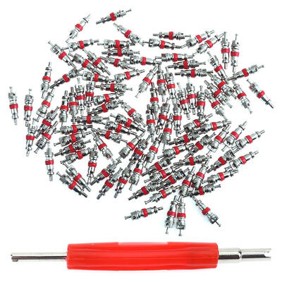 

100pcs Car Truck Tire AC Air Conditioning Valve Cores w Remover Tool Kit
