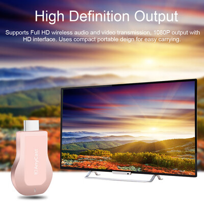 

AnyCast New Wireless WiFi Display Dongle Receiver 1080P HD TV Stick Miracast Airplay DLNA Mirroring for Android iOS Smart Phone Ta