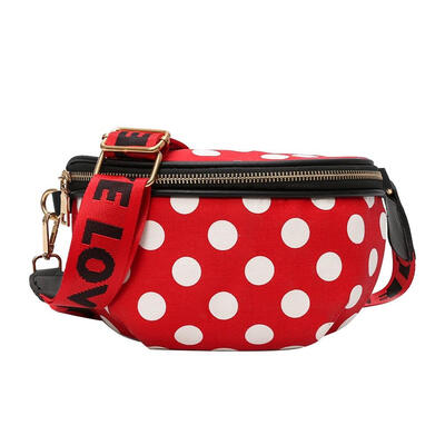 

Casual Women Nylon Shoulder Bags Dots Crossbody Belt Fanny Chest Waist Pack