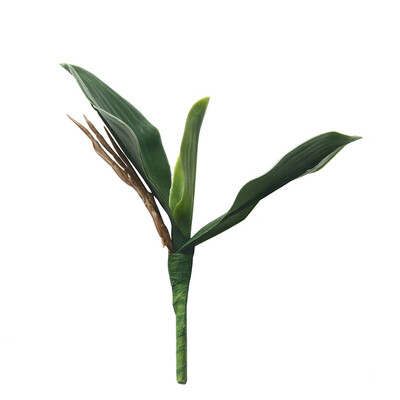 

Gobestart Phalaenopsis Leaf Orchid Artificial Flower Plant Wedding Decoration INS Wind