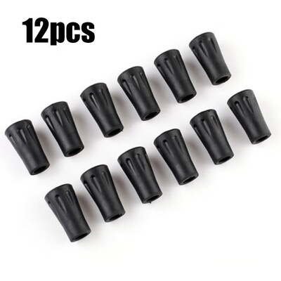 

12Pcs Reinforced Rubber Tip End Cap Hammer Trekking Pole Hiking Walking Stick