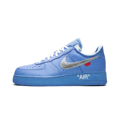 

Nike Air Force 1 Low x OW joint name AF1 mens shoes sports shoes North Carolina blue silver hook CI1173 400