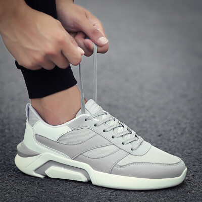 

2019 new autumn sports&leisure running mens shoes Korean version of the trend of wild tide shoes thick bottom mens shoes