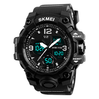 

SKMEI Men Sport Digital Watch with Chronograph Double Time Alarm Light