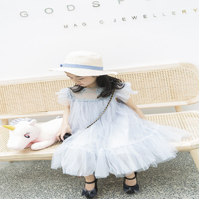 

SHUOTU Korean embroidered gauze dress dress princess dress 12142