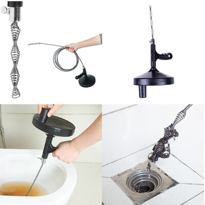 

〖Follure〗Kitchen Toilet Sewer Blockage Hand Tool Pipe Dredger 5M Drains Dredge Cleaner