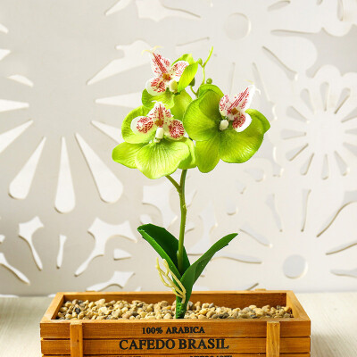

Decoration Artificial Phalaenopsis Bonsai Bouquets DIY Craft Flower Mini Wedding