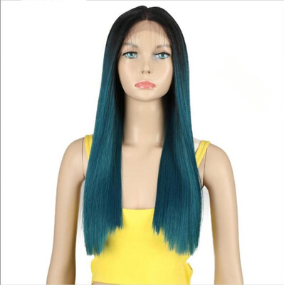 

Noble Synthetic Hair Lace Front Wig 20 Inch long Lace Front Straight Synthetic Wigs for Women Heat Resistant blonde lace Wigs