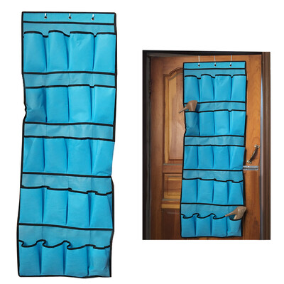 

20 Pocket Over the Door Shoe Organizer Rack Hanging Storage Space Saver