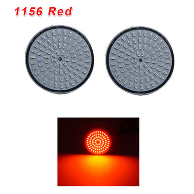 

2pcs Yellow Motorcycle LED Turn Signal Light Lamp Indicator 12V 1156 For Harley