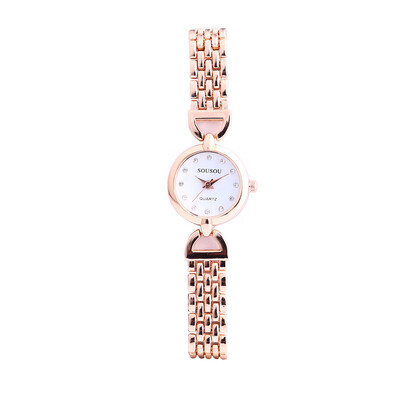 

Hot Sale Women Watches Rhinestone Dot Dial Ladies Quartz Wristwatch Fashion Alloy Bracelet Strap Clock Gift Relogio Feminino