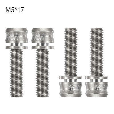

4PCS Bicycle Bike Stem Screws Hex Bolts Ultralight Cycling Titanium Alloy Fixing Screws Accessories