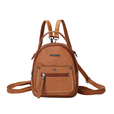 

Fashion Women Leather Small Backpacks High Quality Soft Mini Shoulder Bags for Teenage Girl School Bags FemaleBackpacks