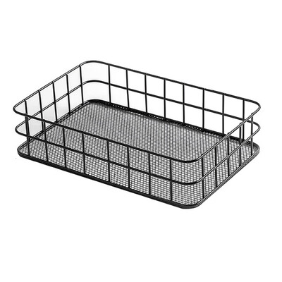

Wrought Iron Storage Basket Desktop Books Snacks Storage Basket Home Sundries Storage Organizer