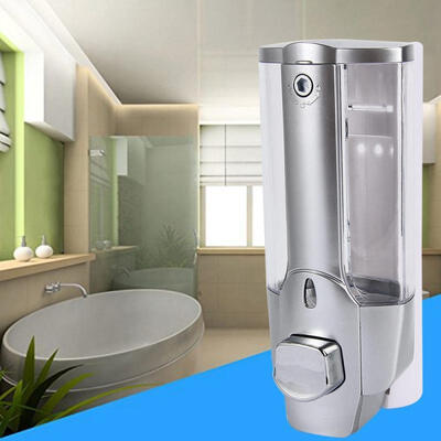 

350ml Wall Mount Soap Sanitizer Bathroom Shower Shampoo Dispenser Home Washer