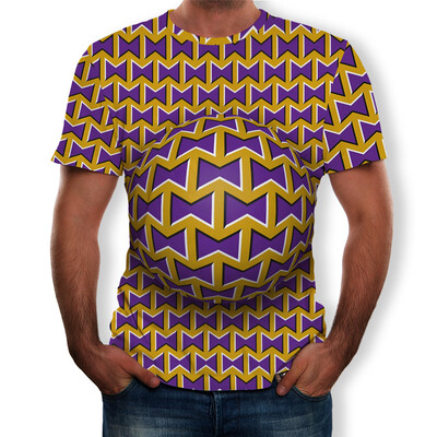 

Summer Mens 3D Digital Graphic Print T-Shirt Casual Short Sleeve O-neck Tee Tops
