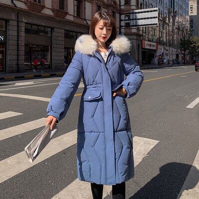 

Roseonmyhand Women Winter Warm Coat Hooded Thick Warm Loose Pocket Jacket Long Overcoat