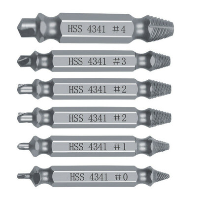 

Broken Bolt Damage Screw Remover Extractor Drill Bits Easy Out Stud Reverse