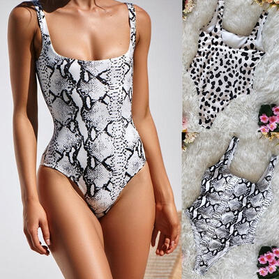 

Women&39s Sexy Leopard One Piece Swimwear High Cut Monokini Swimsuit Swim Bikini