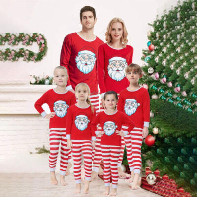 

Matching Christmas Pajamas Women Men Kids Sleepwear Holiday Nightwear Outfits