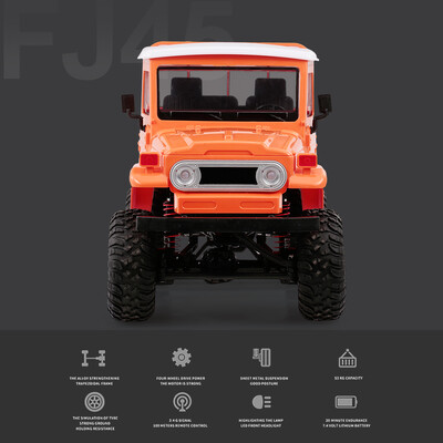 

MN-45 RC Crawler 24G 4WD Racing Off-road Truck 4x4 112 Scale RC Car Fast High Speed Electric Vehicle with Led Light for Kids and