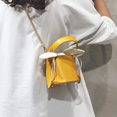 

French niche bag American womens bag 2019 new fashion bucket bag summer small fresh portable Messenger bag