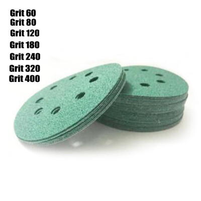 

25pcs 125mm Polisher Cleaning Disc Sandpapers 6080120180240320400 Grit