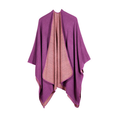 

Toponeto Women Winter Knitted Cashmere Poncho Capes Shawl Cardigans Sweater Coat