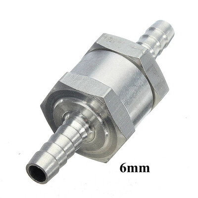 

〖Follure〗6mm Fuel Non Return Petrol Diesel Aluminium Alloy One Way Check Valve