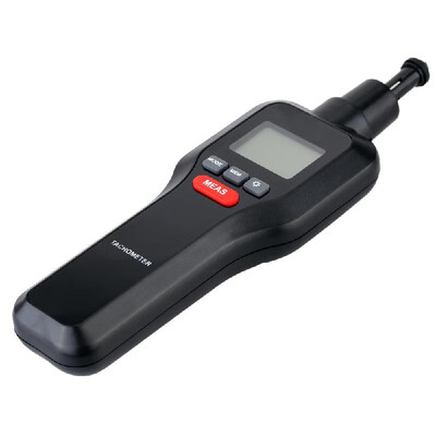 

2 in 1 Non-contact & Contact Digital Laser Tachometer Tach RPM Tester Handheld Motor Electrical Machine Rotate Speed Meter with LC