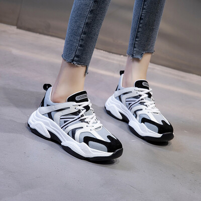 

Autumn new leather white shoes womens wild breathable flat old shoes super fire retro casual s