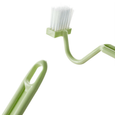 

Shape Toilet Cleaning Brush Portable wc Scrubber Curved Clean Side Bending Handle Corner Brush Cleaner Tool