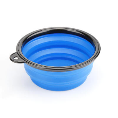 

Folding Silicone Dog Bowl for Puppy Pet Portable Travel Feeder Utensils