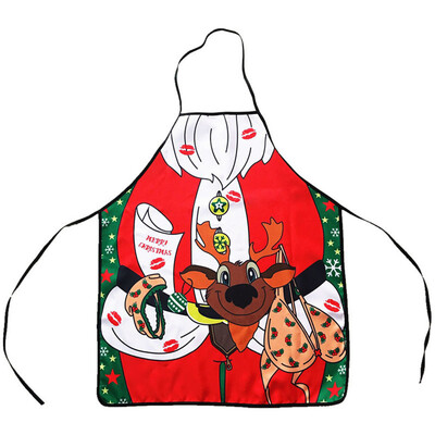 

Toponeto Christmas Decoration Waterproof Apron Kitchen Aprons Christmas Dinner Party Apr