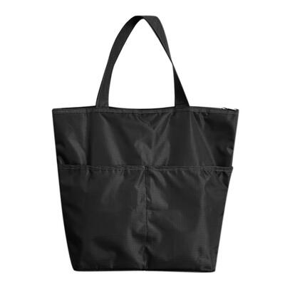 

Foldable Nylon Shoulder Handbags Women Big Shopping Totes Top-handle Bags